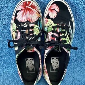 Vans Tropical Black Canvas Shoes